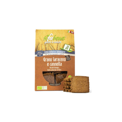 8018072002305-BISCOTTI GRANO SARACENO E CANNELLA 250gr ti fa bene