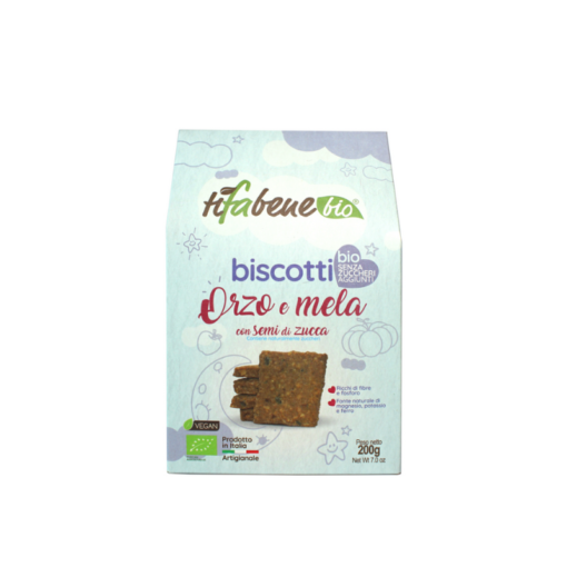 8018072003548-BISCOTTI ORZO E MELA 200gr ti fa bene