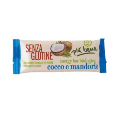 8019010337381-BARRETTA cocco e mandorle 35 gr Piu Bene