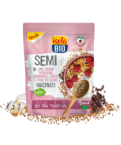 8023678730491-GRANOLA SEMI DI LINO, SARACENO,COCCO E CACAO 200gr ISOLABIO