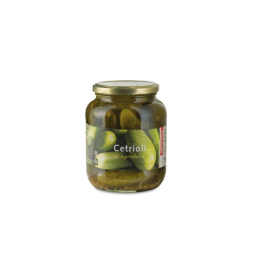 8713938001675-CETRIOLI IN AGRODOLCE 350gr MACHANDEL