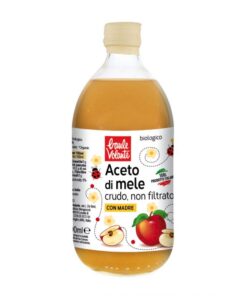 8018848017960-ACETO MELE CON MADRE 500 ml BAULE