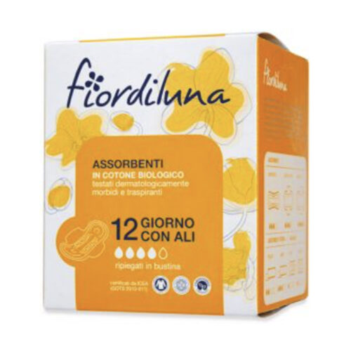 8019010335998-ASSORBENTI ALI GIORNO COTONE 12 pz FIORDILUNA