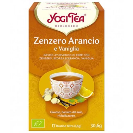 4012824401761-TISANA ZENZERO, ARANCIA E VANIFGLIA 17 FILTRI YOGI