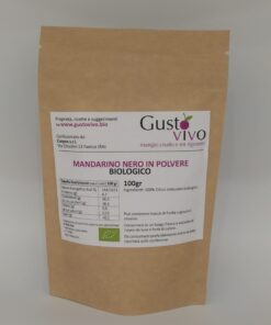 8054953668079-MANDARINO NERO POLVERE BIO 100G GUSTO VIVO