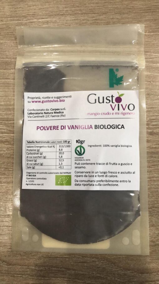 8054953666754-POLVERE DI VANIGLIA BIO 10GR GUSTO VIVO