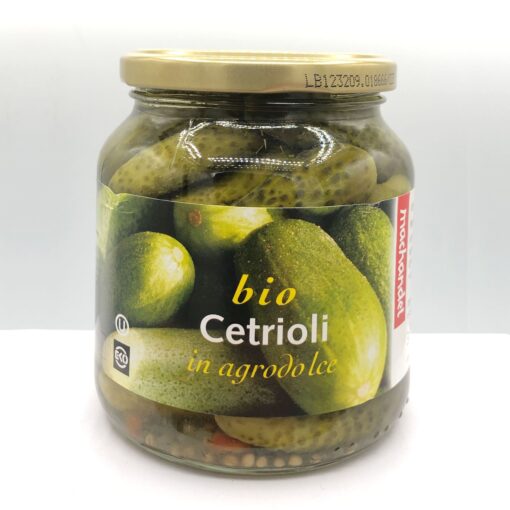 8713938001644-CETRIOLI IN AGRODOLCE 350gr MACHANDEL