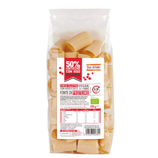8016323046801-PACCHERI LENTICCHIE ROSSE E RISO 250gr FDL
