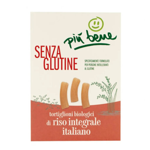 8019010288027-TORTIGLIONI DI RISO INTEGRALE 340GR PIù BENE