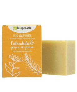 8054615470088-SAPONE CALENDULA E GERME DI GRANO_la Saponaria