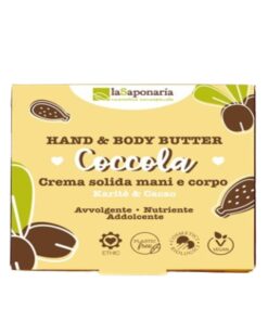 8054615474109-CREMA SOLIDA MANI E CORPO_KARITE E CACAO_la Saponaria