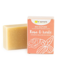 8054615470026-SAPONE ROSA E KARITE_la Saponaria